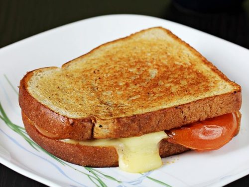 Cheese Sandwich Recipe How To Make Grilled Cheese Sandwich
