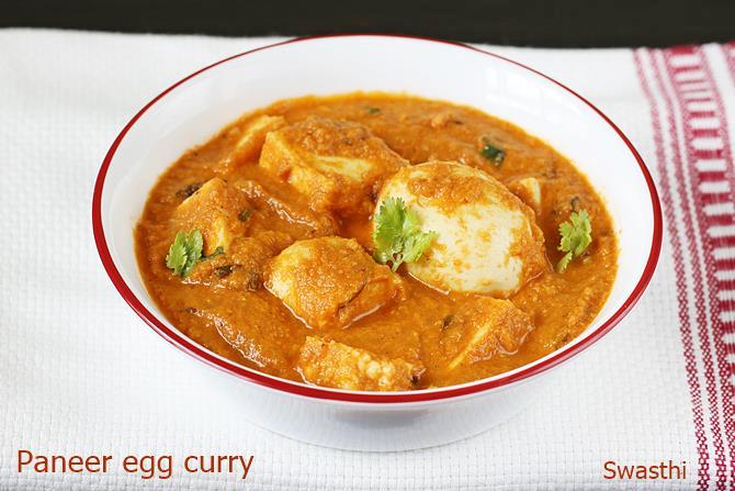 paneer egg curry recipe