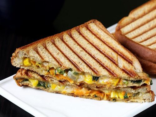 Veg Sandwich Recipe   Vegetable Sandwich   Swasthi s Recipes - 35