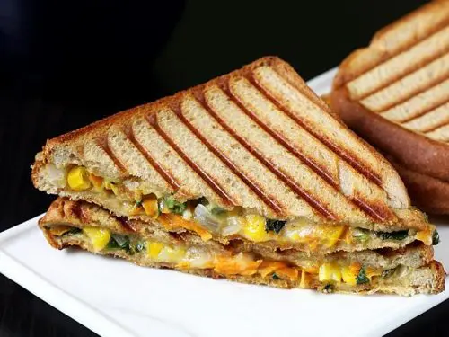 Veg Sandwich Recipe  Vegetable Sandwich - Swasthi's Recipes
