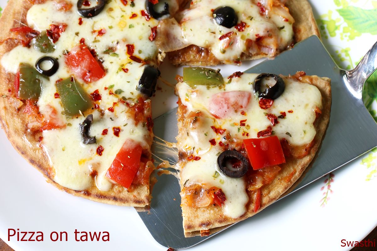 Tawa pizza without yeast & without oven