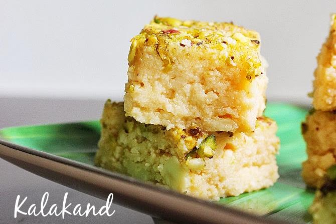 Kalakand – milk burfi﻿