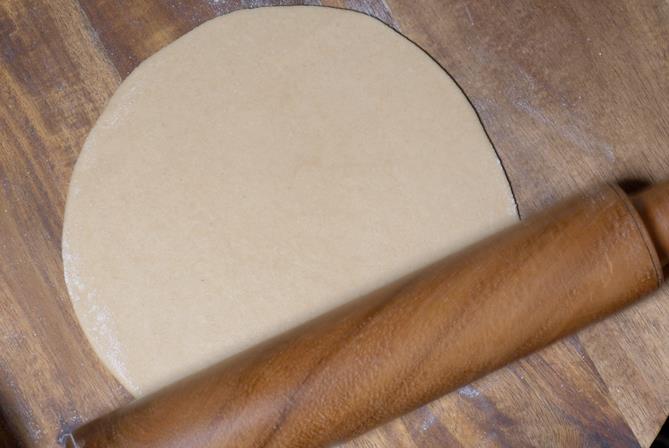 Divide the dough to parts