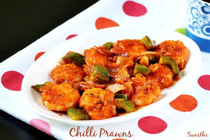 chilli prawns