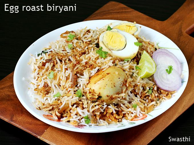 egg roast biryani recipe