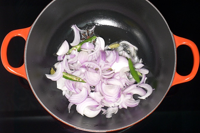 Add sliced onions