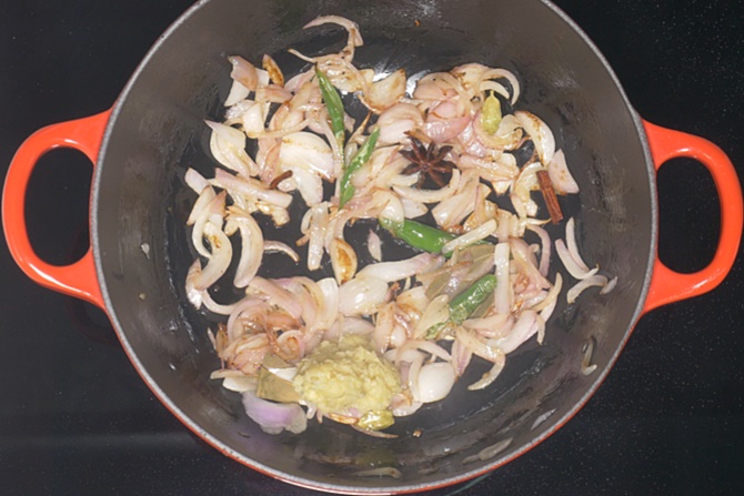 add ginger garlic paste