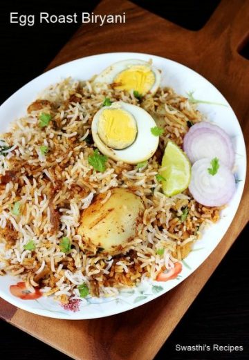 Egg roast biryani recipe | Kerala style egg roast biryani