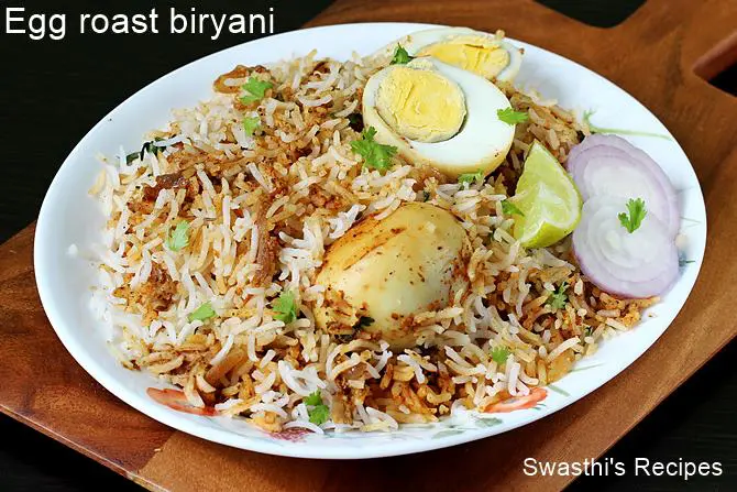 egg roast biryani