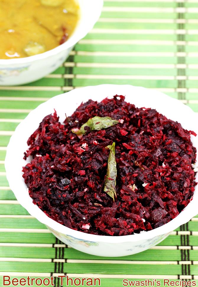 beetroot thoran recipe