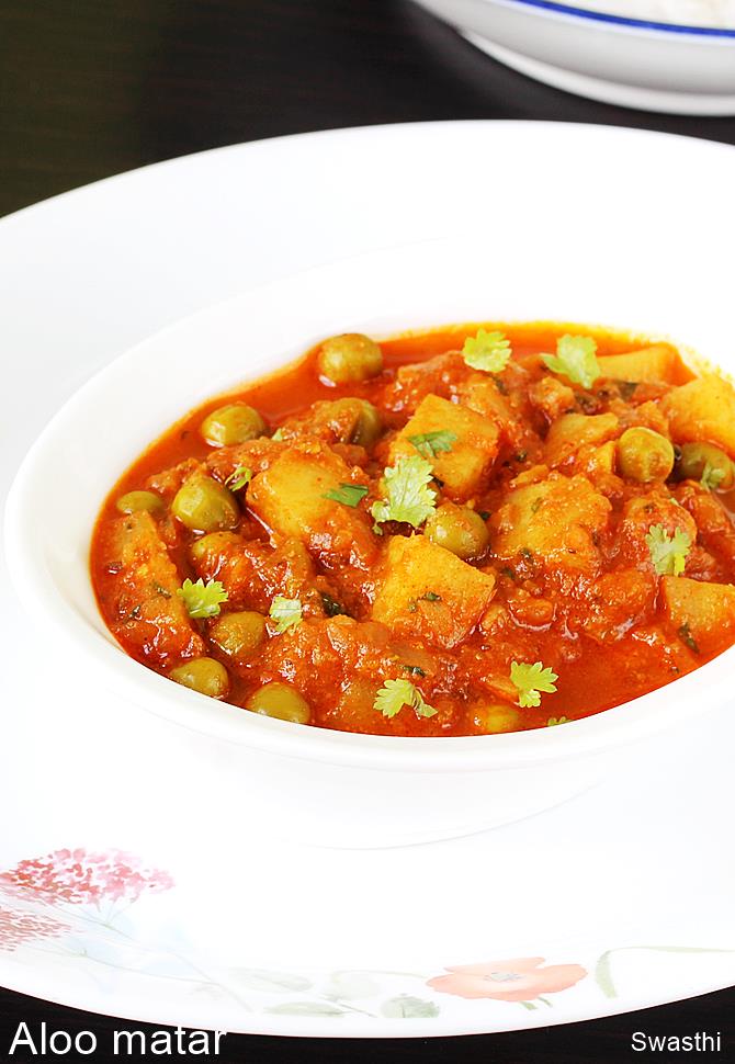 aloo matar przepis