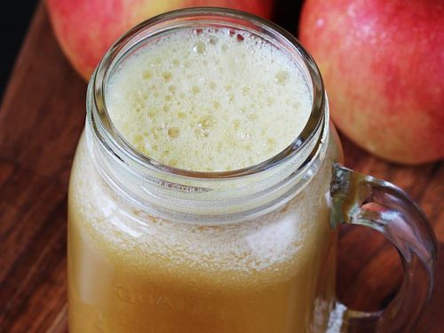 Apple juice recipe |  How to make apple juice with & without a juicer