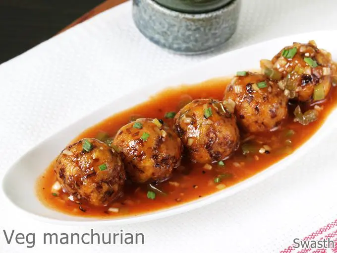 veg manchurian recipe