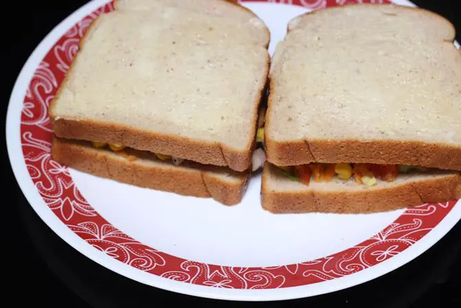 Guacamole Sandwich Recipe - Swasthi's Recipes