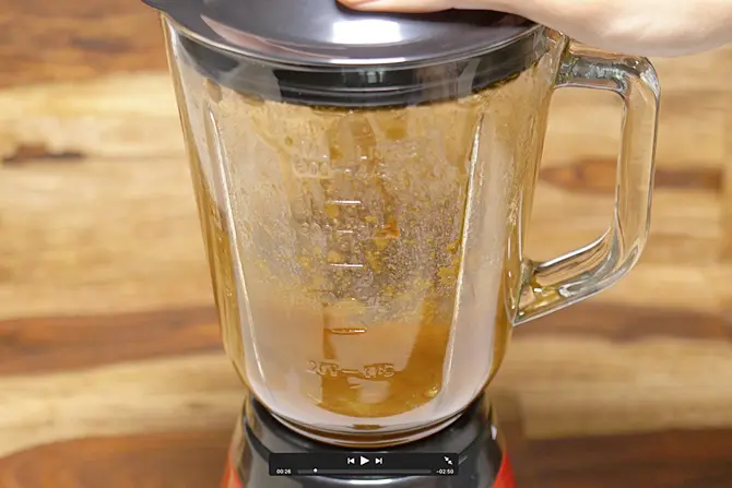 blending cold coffee