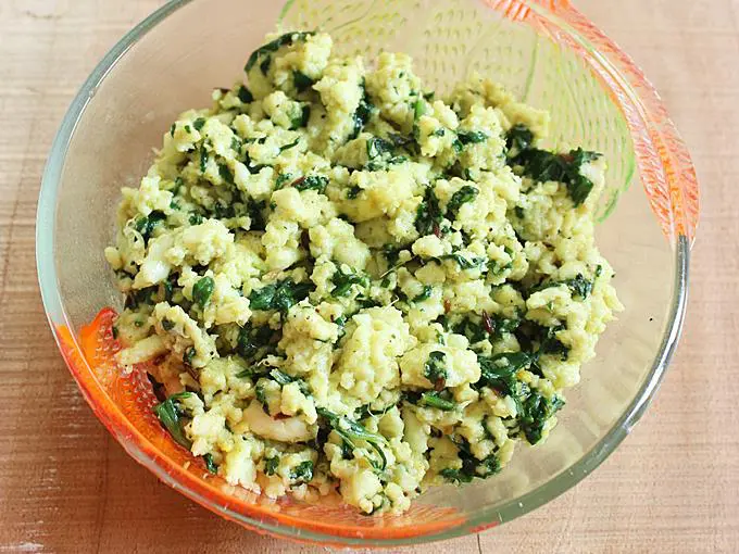 palak paneer bhurji