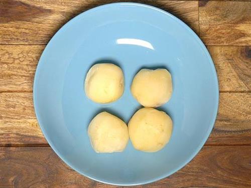 boil potatoes al dente to make aloo tikki
