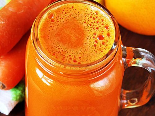 Carrot juice recipe (in blender & juicer)