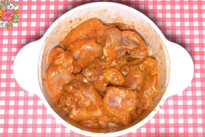 Marinate chicken