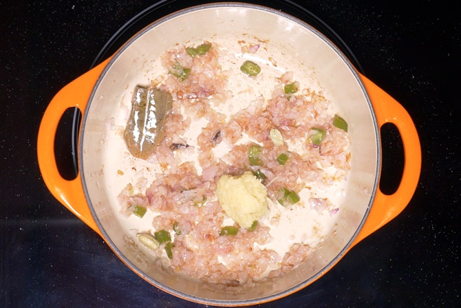 Saute onions