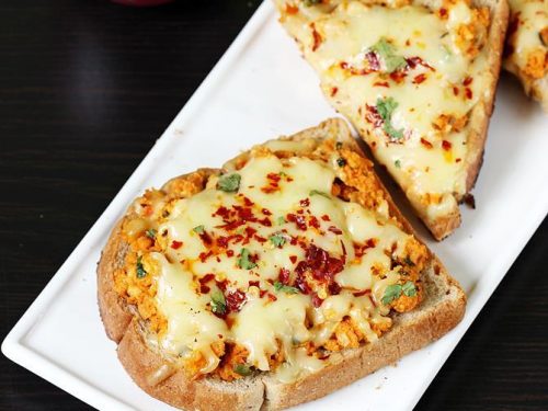 Paneer cheese toast recipe |  Paneer cheese sandwich