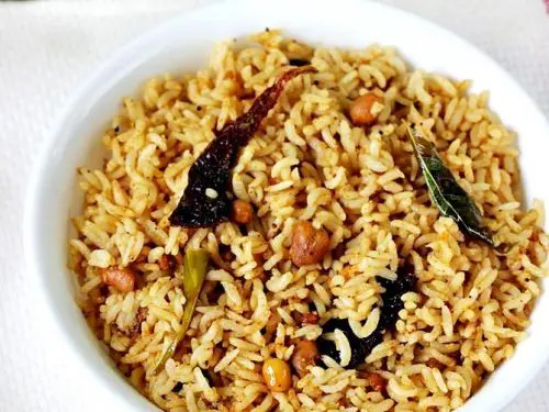 Puliyogare Recipe (Tamarind Rice Recipe)
