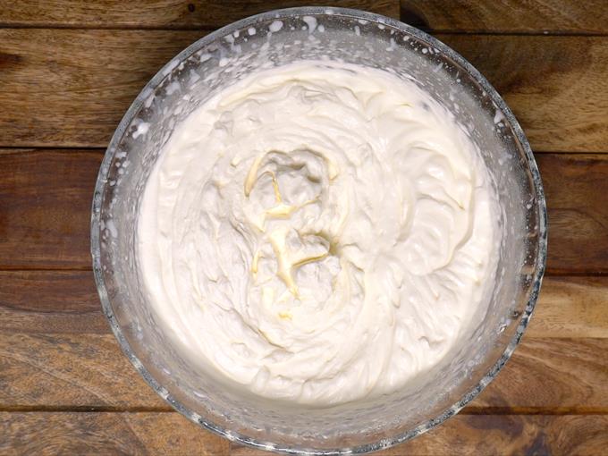 whipped cream for chocolate ice cream