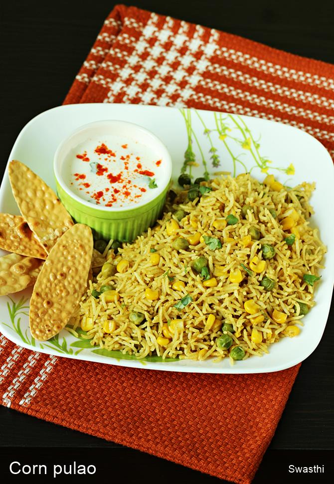 corn pulao