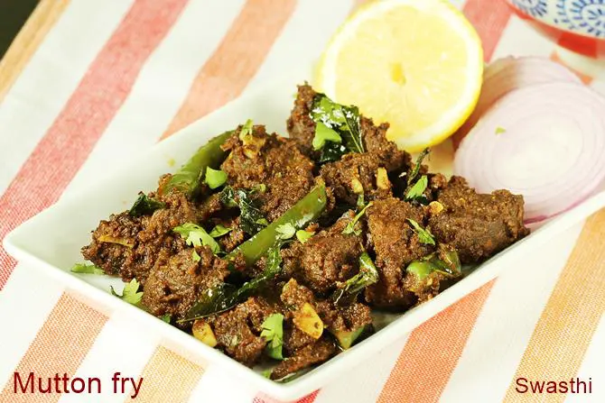 mutton fry recipe