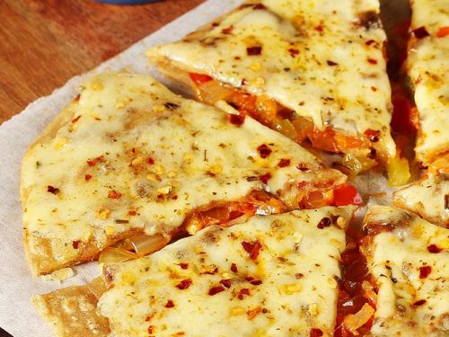 Pizza Paratha (Roti Pizza)