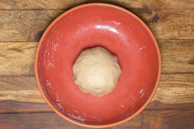knead until the dough becomes soft and pliable