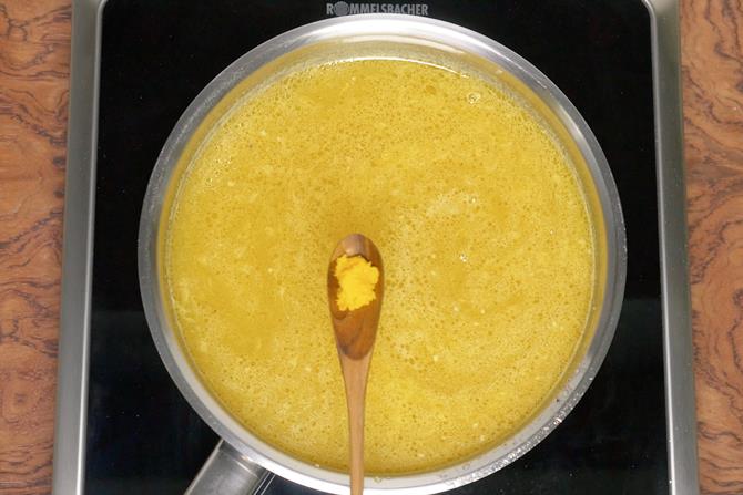 Add orange zest