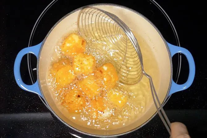 crisp fried paneer for manchurian