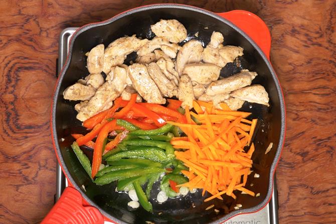 Chicken Noodles Recipe  Hakka Style    Swasthi s Recipes - 12