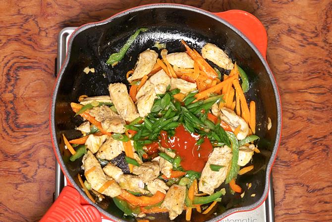 Chicken Noodles Recipe  Hakka Style    Swasthi s Recipes - 36