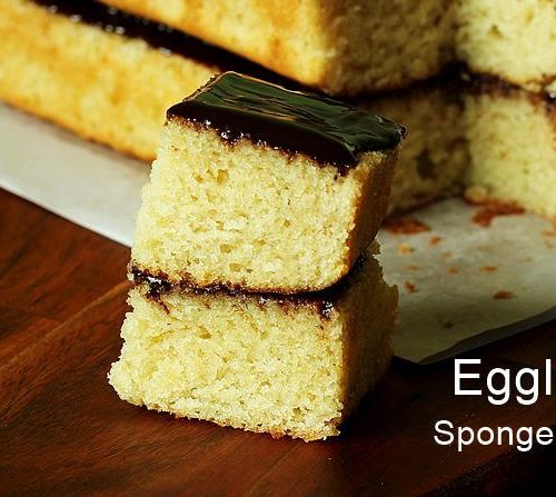 Eggless Sponge Cake Recipe How To Make Eggless Sponge Cake,Turkey Legs Disney