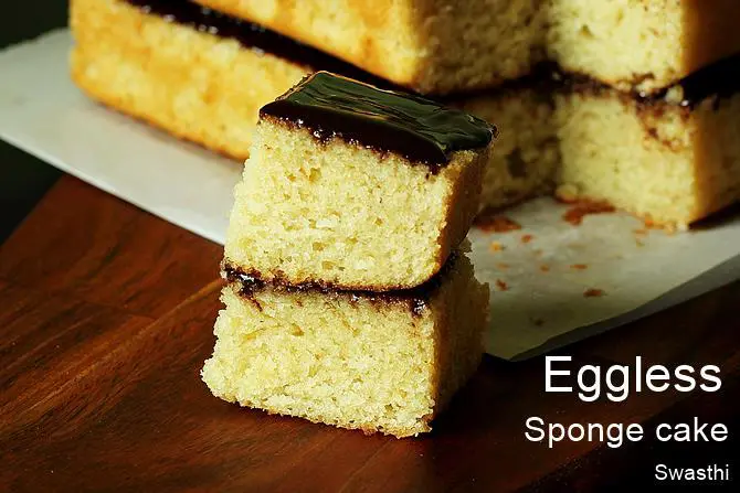 eggless sponge cake