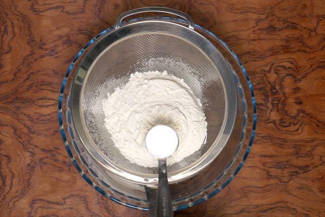 adding baking powder