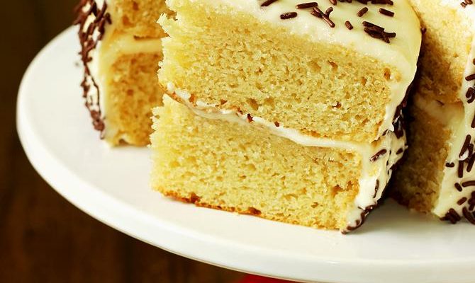 Eggless vanilla cake recipe | How to make cake without eggs