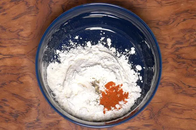 add dry ingredients to make batter