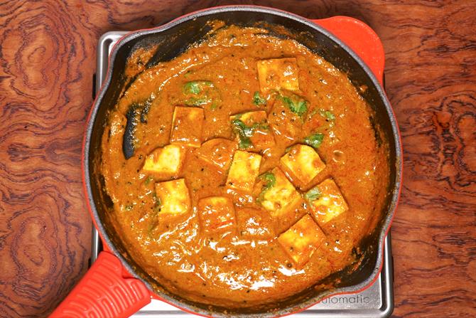 Achari paneer recipe | How to make achari paneer - Swasthi's Recipes