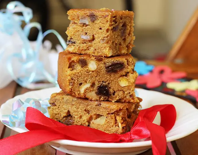 eggless christmas fruit cake