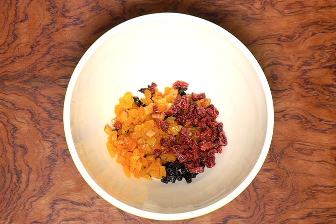 Eggless christmas fruit cake recipe   How to make fruit cake without eggs - 60