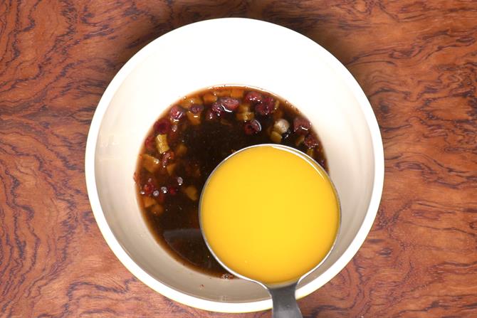 Eggless christmas fruit cake recipe   How to make fruit cake without eggs - 51