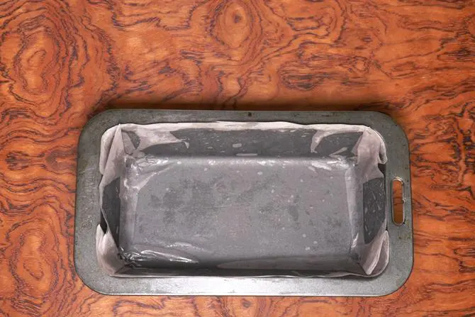 Grease a loaf pan