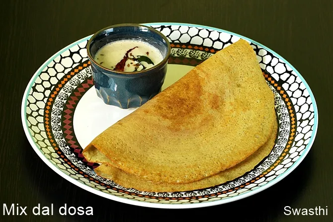 mixed dal dosa recipe