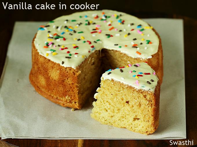 how to make cake in cooker