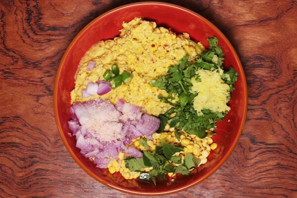 Corn Ambode (Corn Vada) - Swasthi's Recipes
