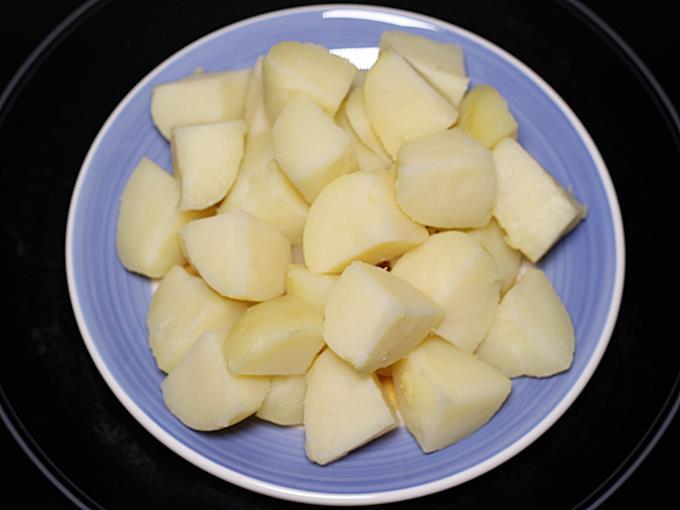 Jeera Aloo Recipe  Cumin Potatoes    Swasthi s Recipes - 84