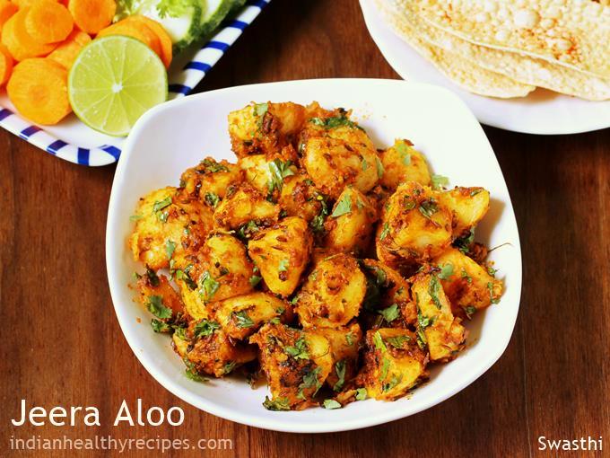 Jeera aloo recipe (Cumin potatoes) - Swasthi&amp;#39;s Recipes